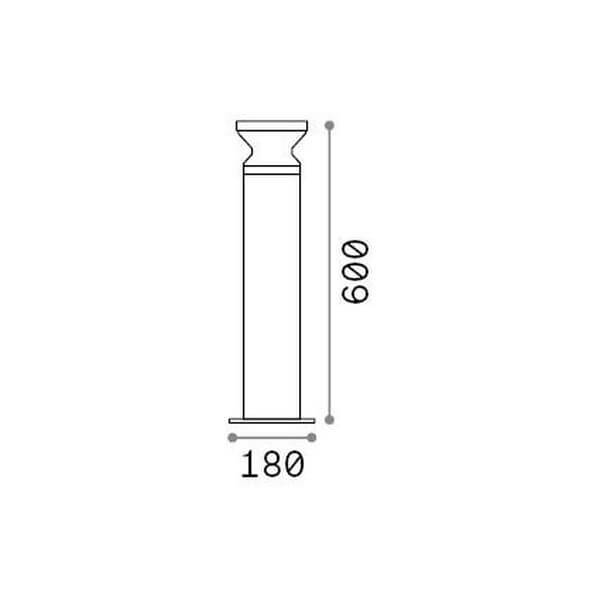 Luminaire extérieur | Torre Gris Ø 18 cm