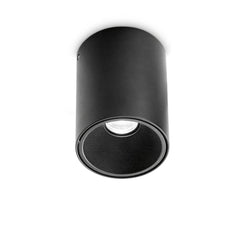 Plafonnier Nitro noir, Ø 10,4 cm