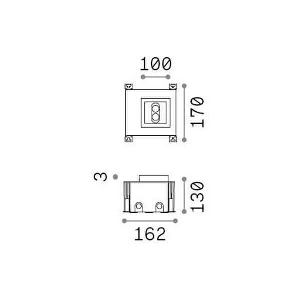 Luminaire extérieur Taurus, L 17 cm (325620)