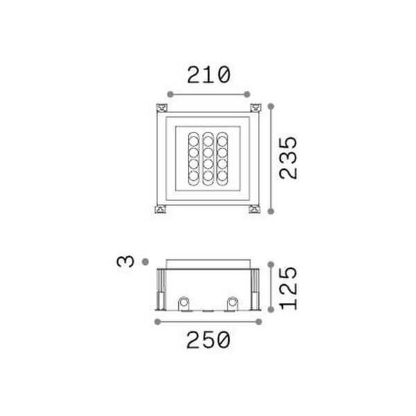 Luminaire extérieur | Taurus L 25 cm