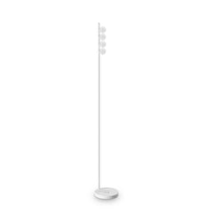 Lampadaire Ping Pong blanc, verre