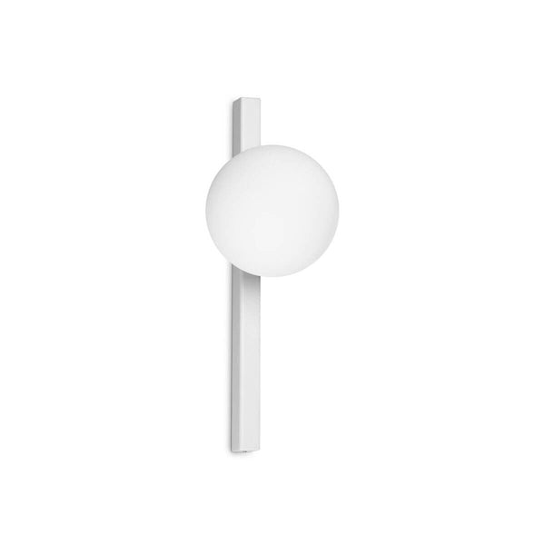 Applique murale Binomio blanche, verre