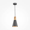 Bicones Pendelleuchte grau