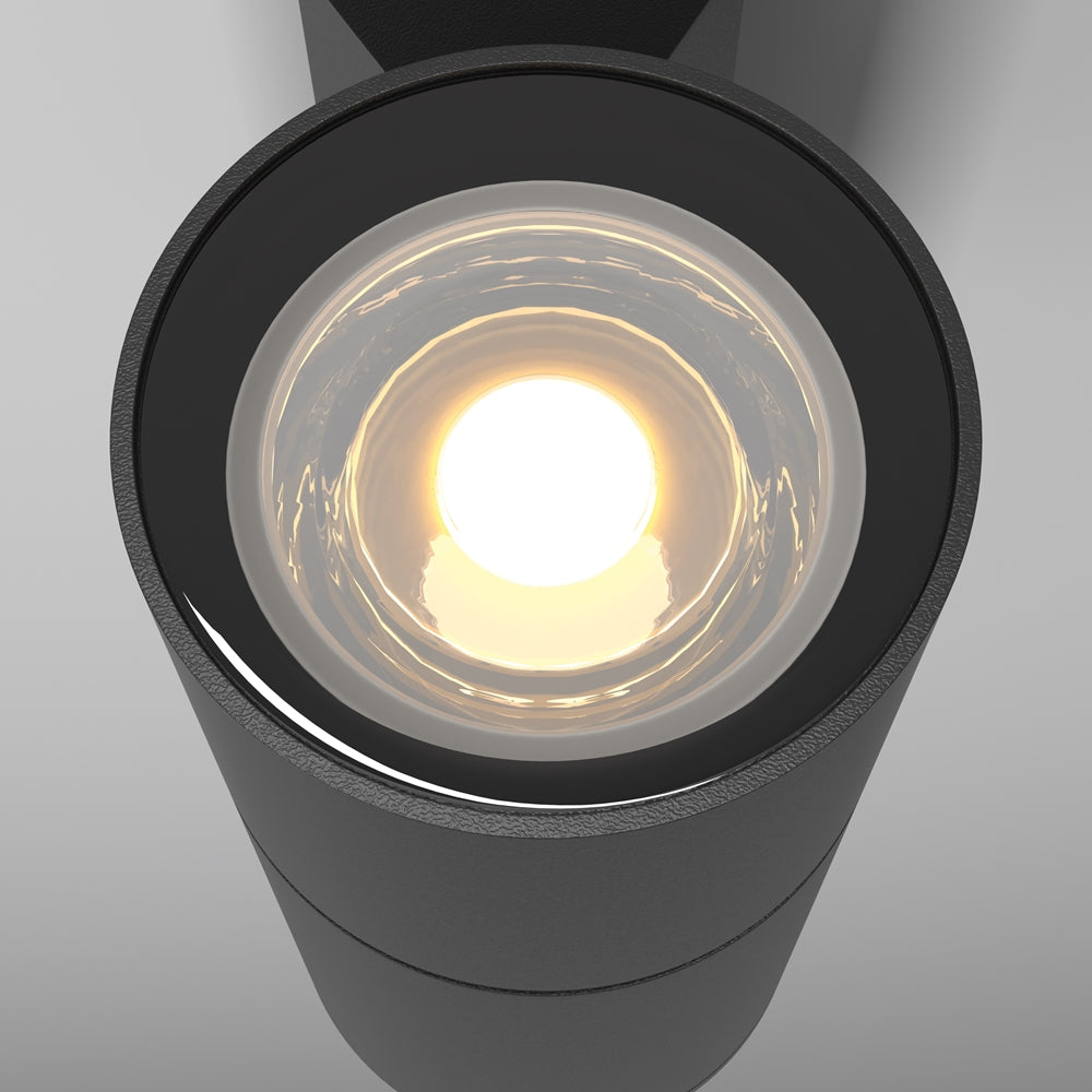 Vue rapprochée du diffuseur allumé, verre strié et halo chaud