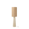 Lampadaire Ava en fibre de verre et jute naturel, petit modèle