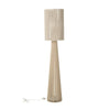 Lampadaire en corde de tissu grège, grand modèle