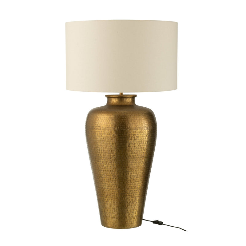 Lampe à poser Maison en aluminium doré