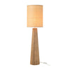 Lampe à poser Parapluie en bois d'ailante naturel, grand modèle