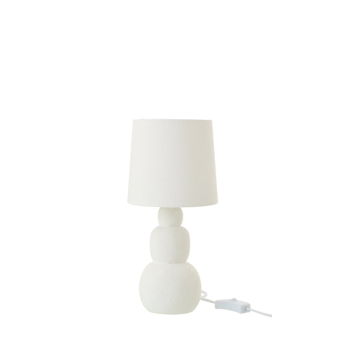 Lampe à poser Renée en céramique blanche, petit modèle