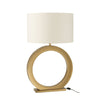 Lampe à poser anneau en aluminium