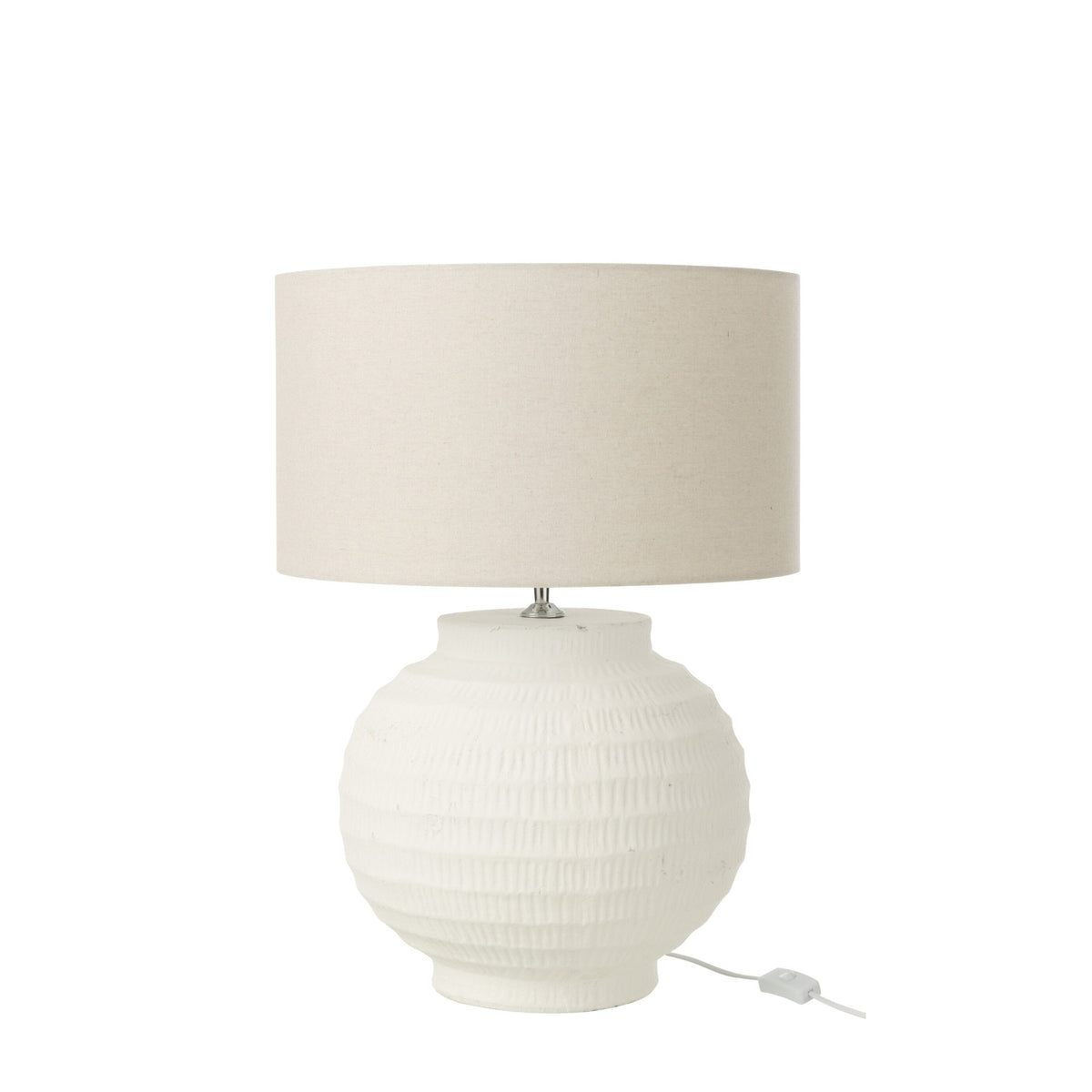 Lampe à poser en terre cuite