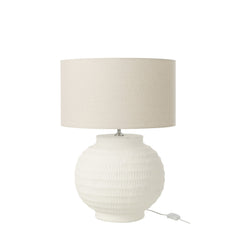 Lampe à poser en terre cuite