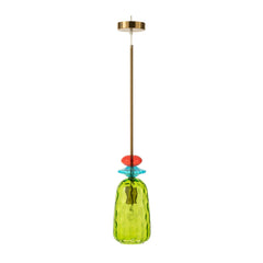 Suspension Laurence en verre multicolore