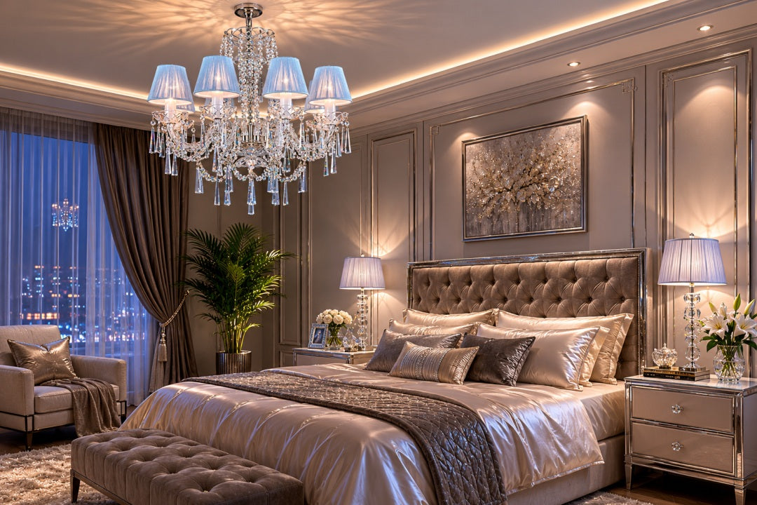 Lustre en cristal CRYSTAL-GREY