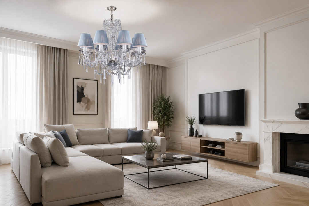 Lustre en cristal CRYSTAL-GREY