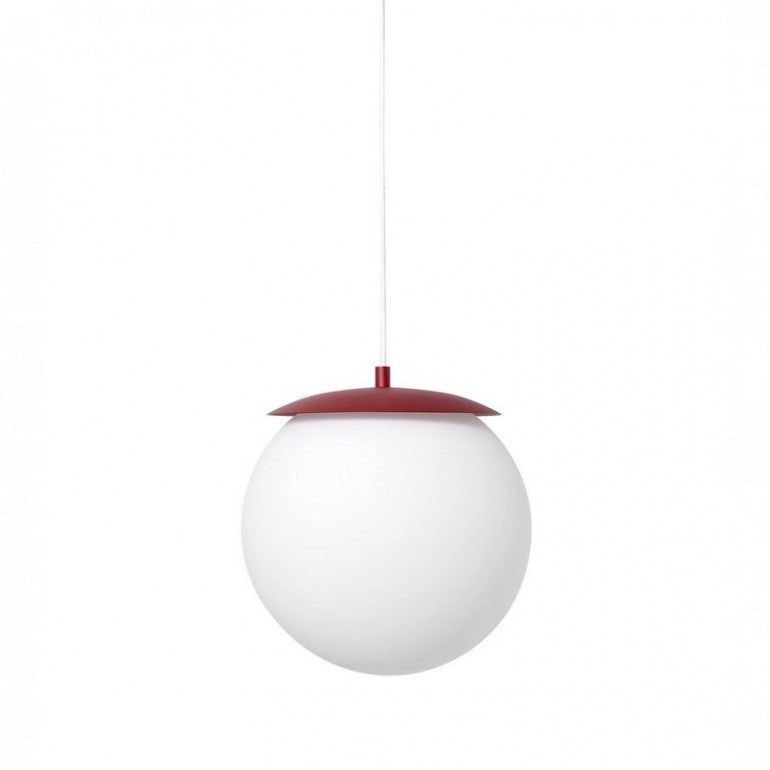 Suspension luminaire KUUL E Bordeaux