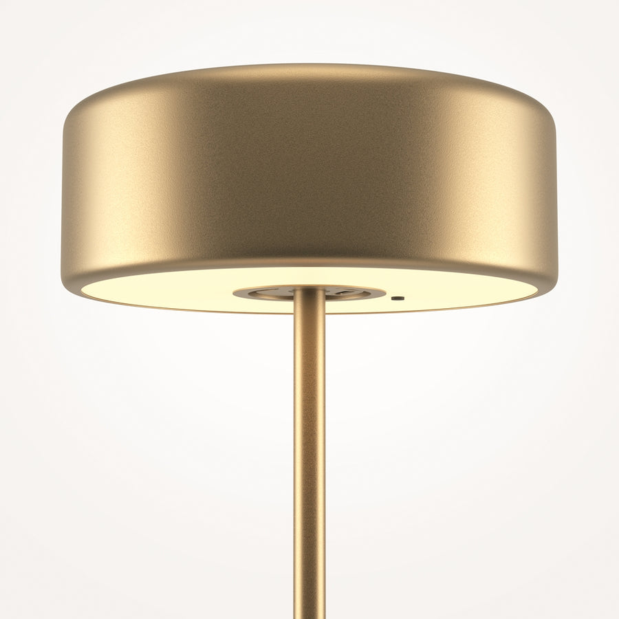 AI Collaboration Lampe de chevet doré