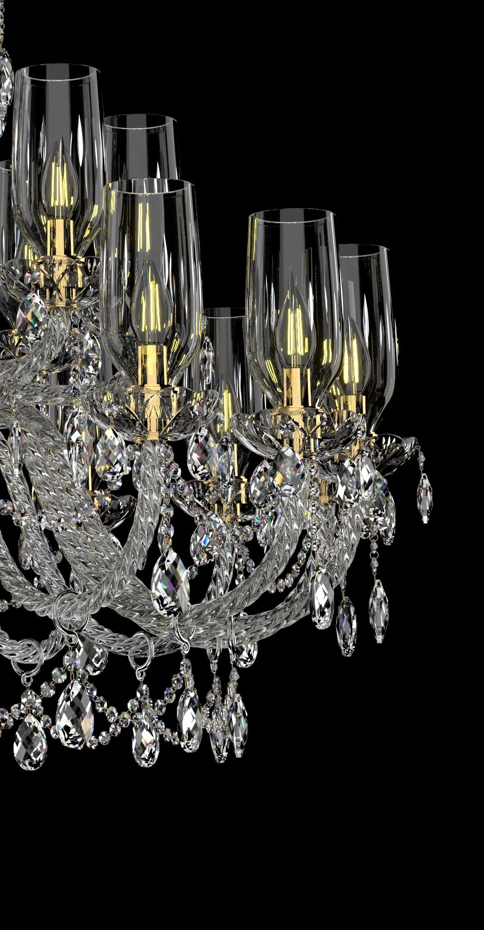 Lustre en cristal 801AB3TPB