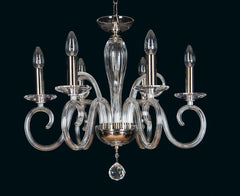 Kronleuchter aus transparentem Glas EL2166024