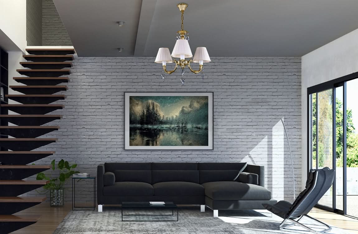 Lustre en laiton L322CE