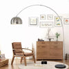 Silberne Stehlampe | Moderner Glanz