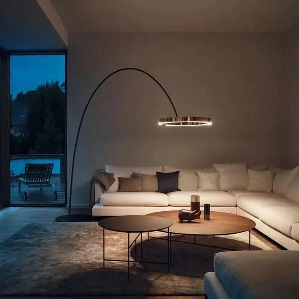 Design-LED-Stehleuchte | Zen-Glanz