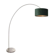 Lampe Arc Velours Vert | Dila