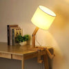 Lampe bonhomme bois | Compagnon Luminé