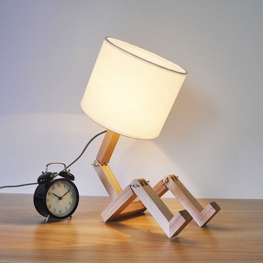 Lampe bonhomme bois | Compagnon Luminé