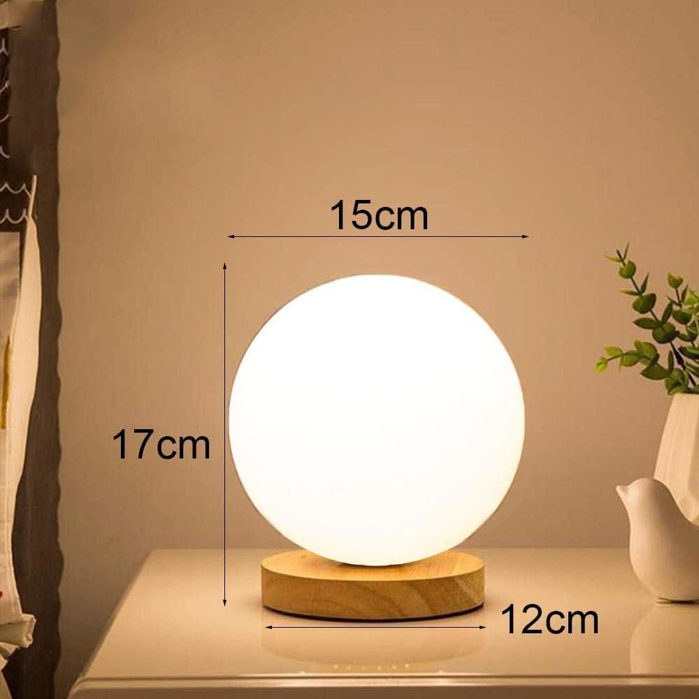 Lampe Boule à Poser | Lueur Sphérique - Designix Lampe de chevet Carré