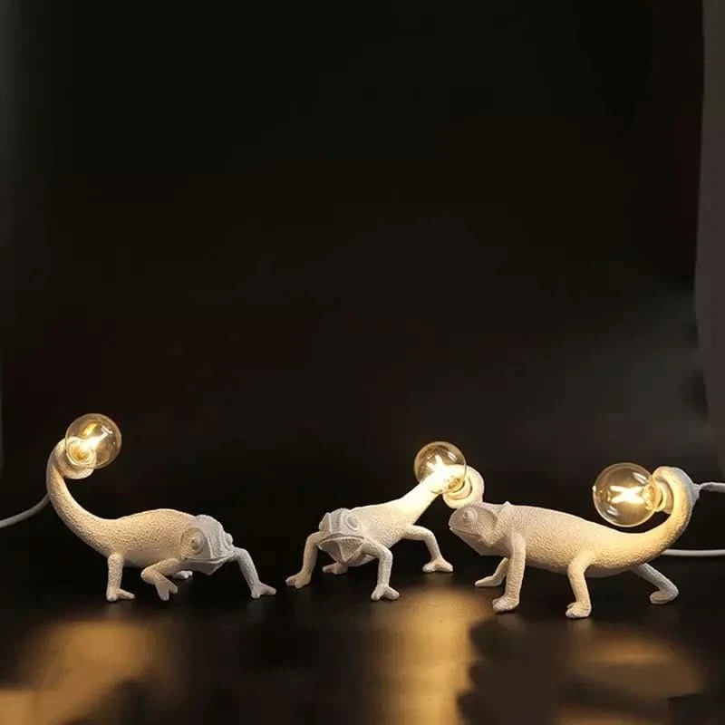 Chamäleon-Lampe | Fesselnde Silhouette
