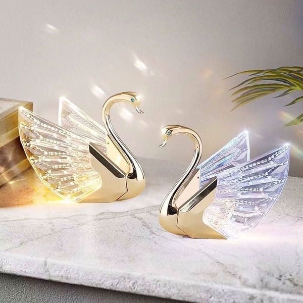 Schwan-Nachtlampe | Strahlender Stern