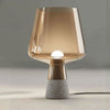 Nachttischlampe aus Glas | Schicke Brillanz