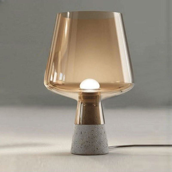 Nachttischlampe aus Glas | Schicke Brillanz