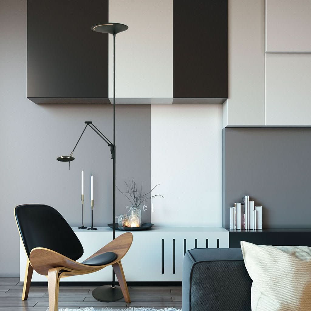Lampe de Sol Noir | Zodiac