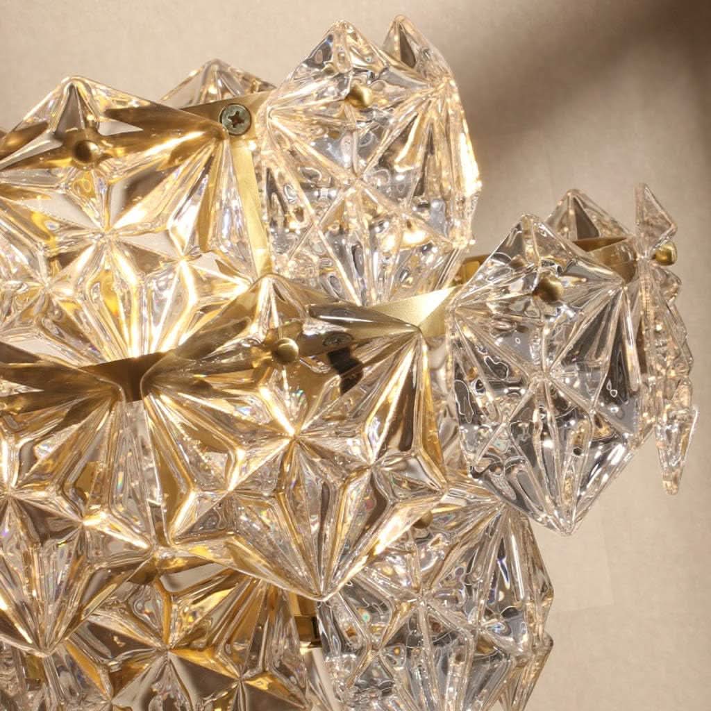 Lampe de Table Cristal Luxe Flocon de neige | Hyla