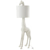 Lampe Girafe Polyester Blanc