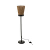 Lampe Jute Beige Mittelgroß