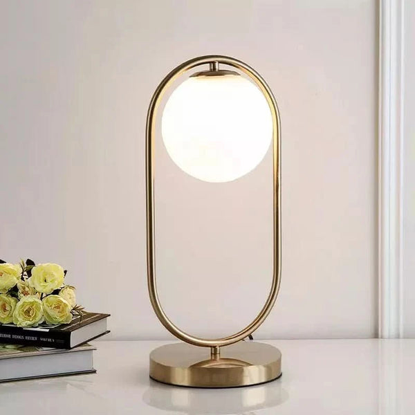 Goldene Metalllampe Kugel | Lichtkugel