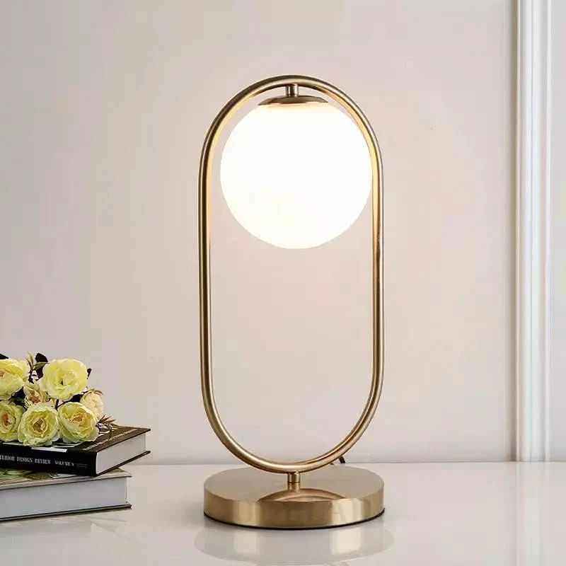 Goldene Metalllampe Kugel | Lichtkugel