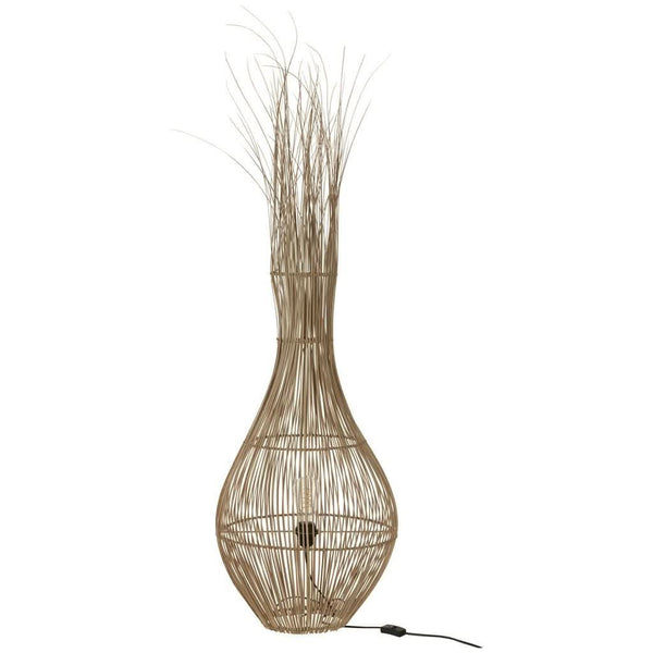 Kokosnuss-Lampe Natur-Stäbchen