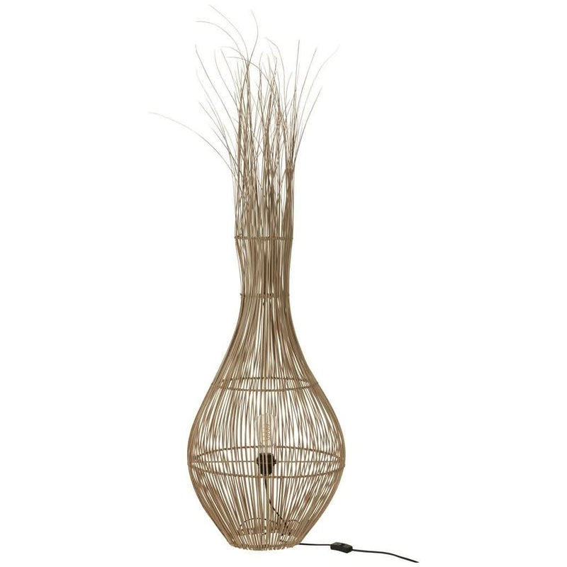 Kokosnuss-Lampe Natur-Stäbchen