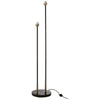 Stehlampe Stahl Marmor Schwarz