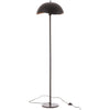 Stehlampe Metall Marmor Schwarz