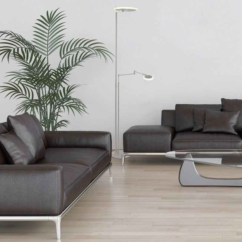 Lampe Sol Moderne Acier | Yyla