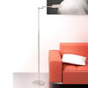 Lampe Sol Réglable Acier Brossé | Tyla