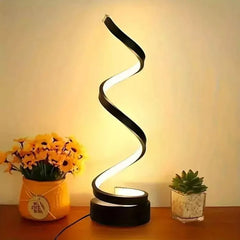 LED-Spirallampe | Leuchtende Helix