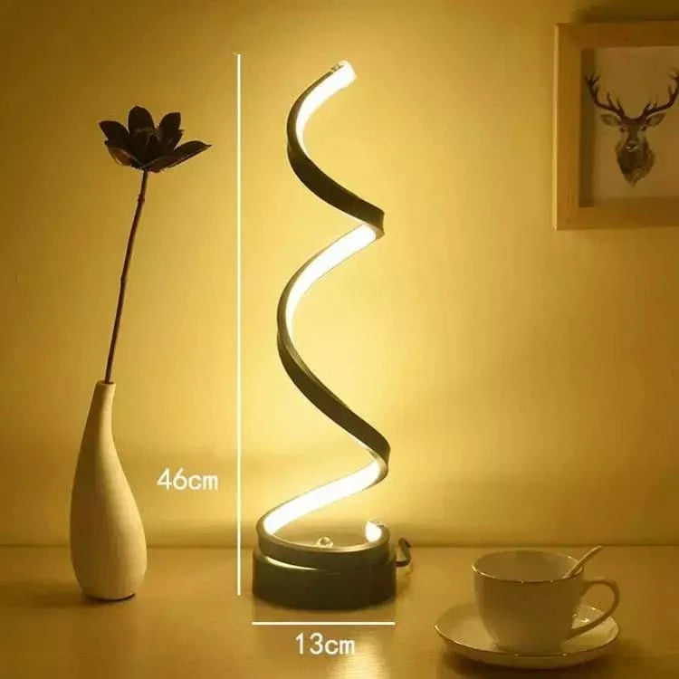 LED-Spirallampe | Leuchtende Helix