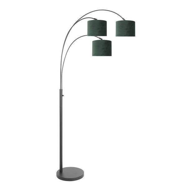 Stehlampe mit 3 Samt-Schirmen | Giro
