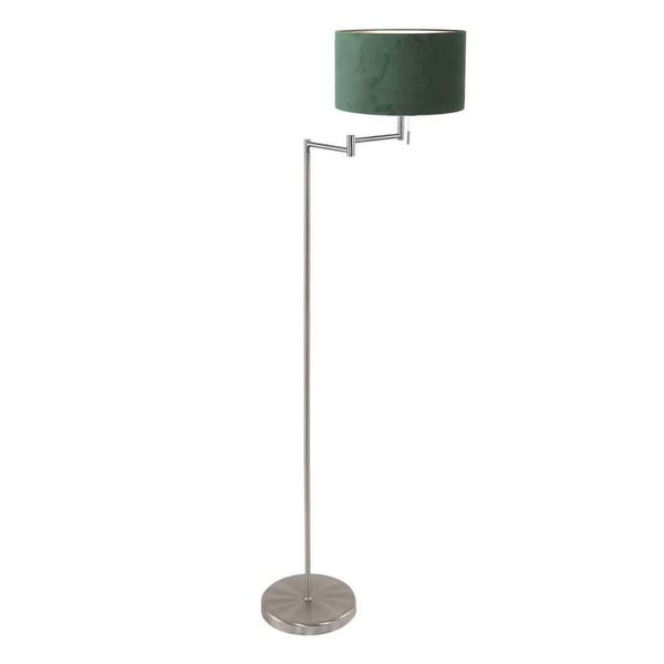 Lampe Sur Pied Acier Velouté | Pyla